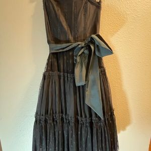 Black cocktail dress